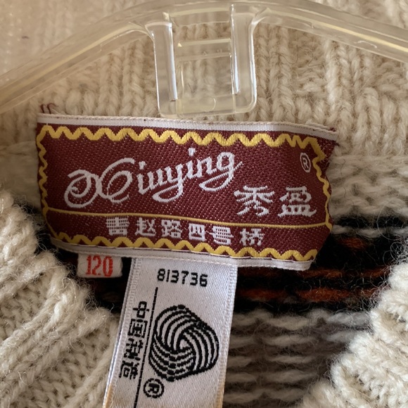 Xiuying 100% wool man sweater. - Picture 6 of 6